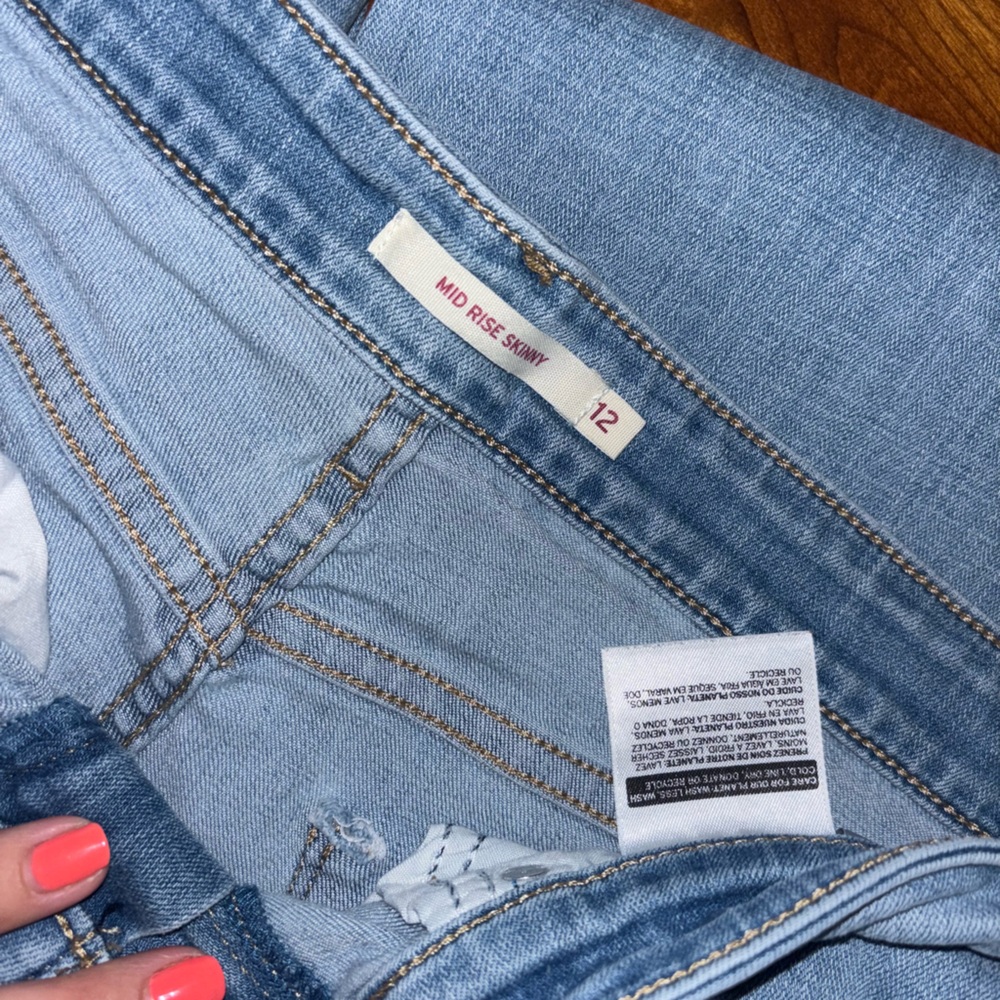 Levi's Light Blue Skinny Jeans